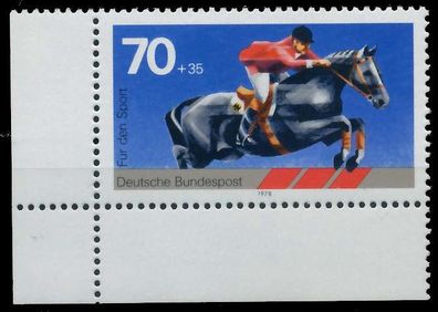 BRD BUND 1978 Nr 968 postfrisch ECKE-ULI X636C56