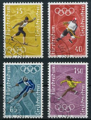 Liechtenstein 1971 Nr 551-554 gestempelt SB583B6
