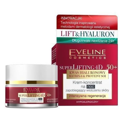 Eveline Cosmetics Regenerierendes Nachtkonzentrat 50+ zur Hautstraffung, 50 ml