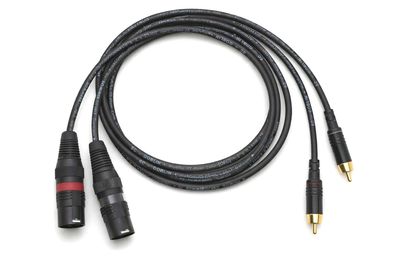 Sommercable -Goblin- Adapterkabel Cinch auf XLR male - Kompakt. Klangstark. Schwarz