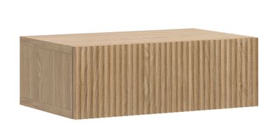 Selsey Nolie - Nachtkonsole mit Schubalde, Eichenholzoptik, 50 cm