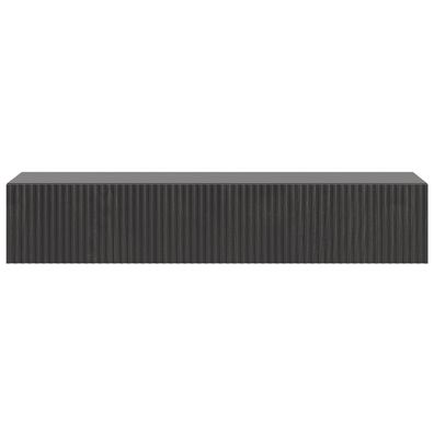 Selsey Nolie - Hängekonsole mit Schublade, Holzoptik Esche Schwarz, 90 cm