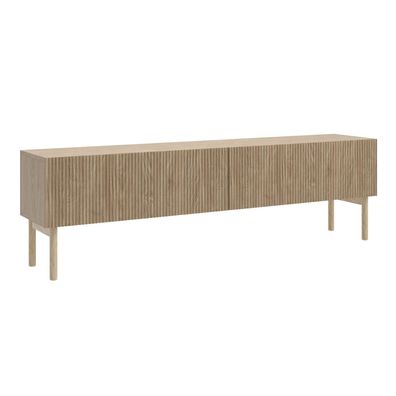 Selsey Nolie - TV-Lowboard 2-türig, Eichenholz-Optiknholzoptik - 175 cm