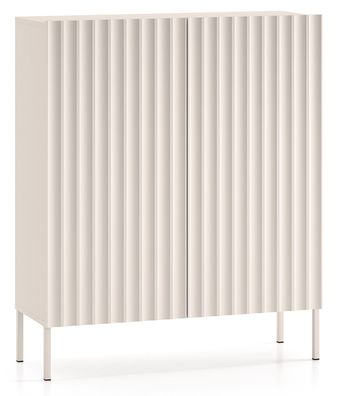 Selsey Derriva - Highboard 2-türig, hellbeige, 100 cm