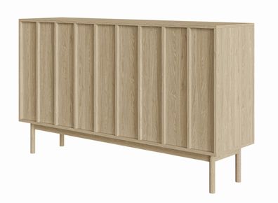 Selsey Neksto - Sideboard 3-türig, Eichenholzoptik, 150 cm