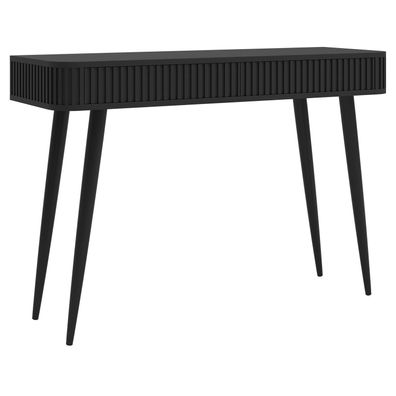 Selsey Ovarlo - Schminktisch mit 2 Schubladen, Schwarz, 113 cm