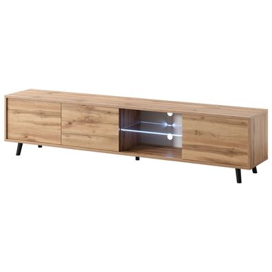 Selsey Galhad - TV-Lowboard Wotan Eichenholz-Optik 175 cm