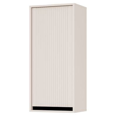 Selsey Osaka - Hängeschrank mit geriffelter Front, Sandbeige, 46 cm