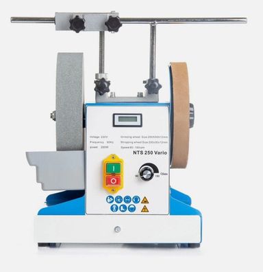 Teilen Nass- und Trockenschleifmaschine NTS 250 Vario - 250 mm - K150 Korundstein