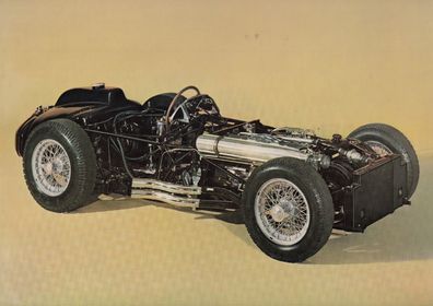 Fahrgestell des Mercedes Benz Rennwagen W 196 , Foto / Kunstdruck