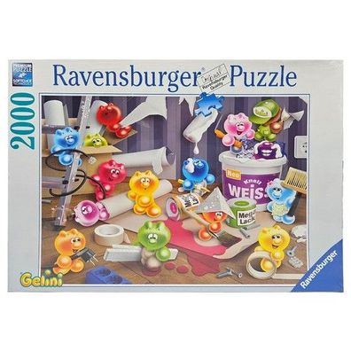 Ravensburger Puzzle Gelini Umzugschaos 2000 Teile Neu Sealed 2011