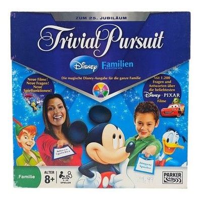 Trivial Pursuit Disney Familien Edition 2008 Parker Brettspiel Gesellschaftsspie