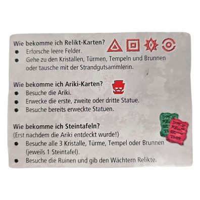 Die Insel - Ravensburger Brettspiel 2005 - Ersatzteile Figuren Karten Zubehör