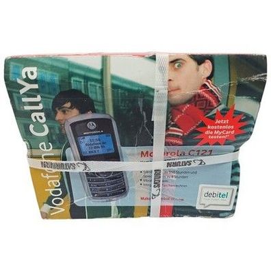 Motorola C121 Vintage Handy NEU in OVP Sammlerstück Silber Schwarz Debitel