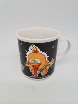 Windel Winni Tasse Du bist der absolute Wahnsinn! Porzellan Becher Rar Selten