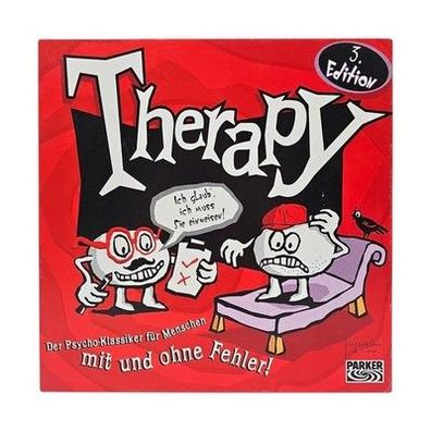 Therapy 3. Edition rot Spiel Brettspiel von Parker Gesellschaftsspiel Komplett