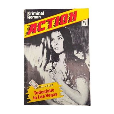 Kriminal Roman Action Nr. 19 Todesfalle in Las Vegas Krimi Heft