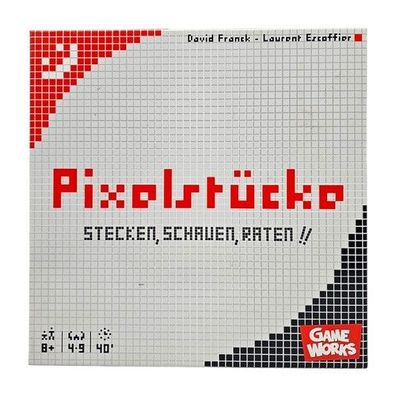 Pixelstücke - Stecken Schauen Raten Game Works Brettspiel 2013 Selten