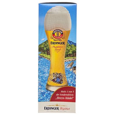 Erdinger Weißbierglas Floßfahrt Gaudi Sammler Weizenglas Selten - zum Aussuchen!