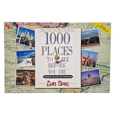 1000 Places to see before you die - Brettspiel University Games 100% Vollständig