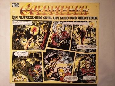 Goldfieber Parker 1989 Brettspiel Innen NEU!