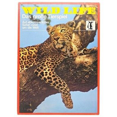 WILD LIFE Das große Tierspiel Ravensburger 1975 Vollständig WWF Jaguar Selten