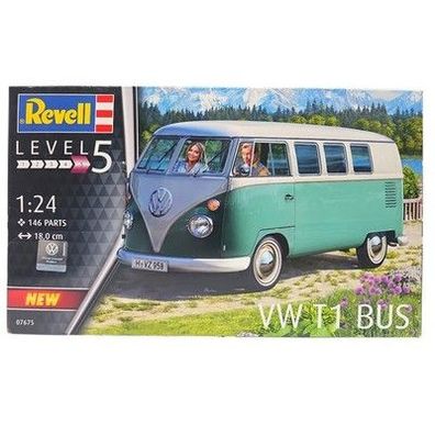 Revell 07675 1961 Volkswagen VW Bulli Typ 2 T 1 Bus 1:24 !Nur Geöffnet!