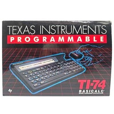 Texas Instruments TI-74S – Wüstenrot-Edition im unbenutzten Top-Zustand!
