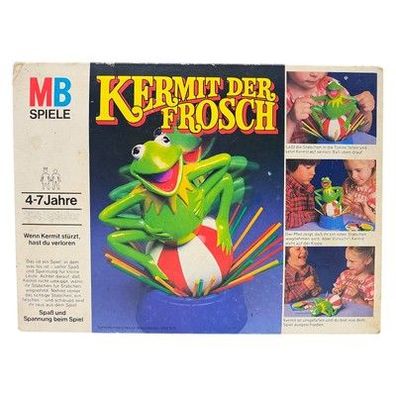 Kermit Der Frosch MB Spiele 1978 Vintage Gesellschaftsspiel Lesen!