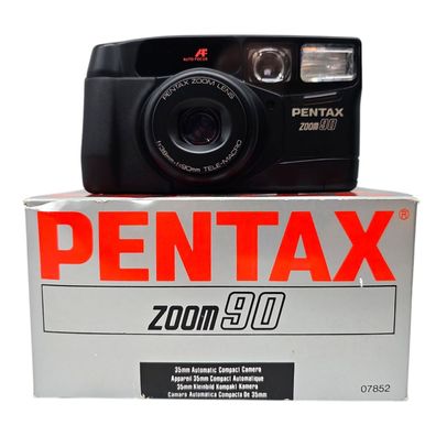 Pentax Zoom 90 - Analoge Kompaktkamera - Point & Shoot Kamera OVP