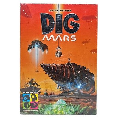 Dig Mars Brettspiel Brain Games 2013 Gesellschaftsspiel Sehr Selten Neu
