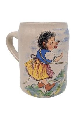 Mucki Krug 0,5L Igel Steinkrug Vintage für Sammler