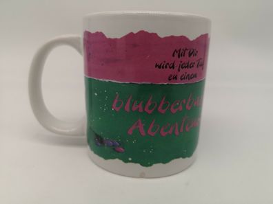 Diddl Tasse mit dir wird jeder Tag zu einem Blubberbunten Abenteuer Depesche