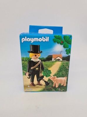 Playmobil Schornsteinfeger mit Schwein 9296 Neu Geobra 2017