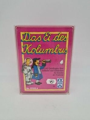 Das Ei des Kolumbus Quizspiel I FX Schmid 80er Vintage Karten
