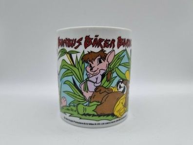 Bambus Bären Bande Becher Tasse Kaffee 1994 Retro vintage Kinder Motiv