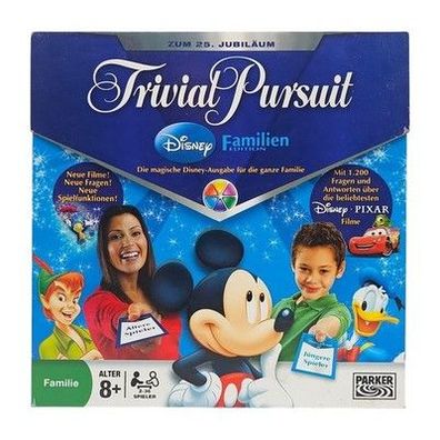 Trivial Pursuit Disney Familien Edition 2008 Parker Brettspiel Gesellschaftssp 2