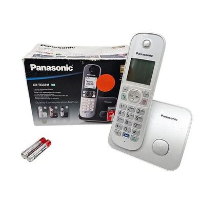 Panasonic KX-TG6811GS Schnurlostelefon LCD Eco Modus Smart Taste