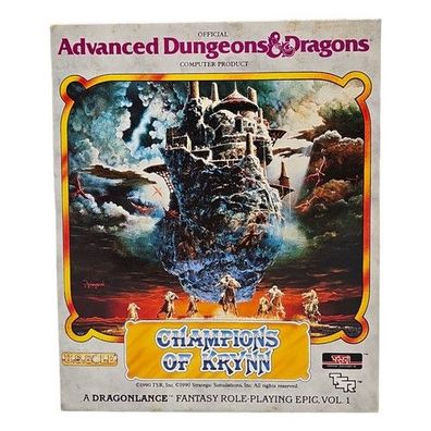 Advanced Dungeons and Dragons Champions of Krynn Commodore C64/C128 Spiel