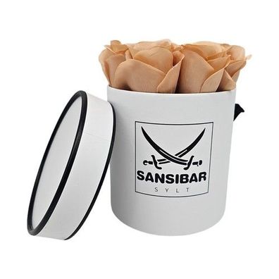 Sansibar Rosenbox Infinity Rosen Dekoration Valentinstag Kunstrosen Weiß Neu