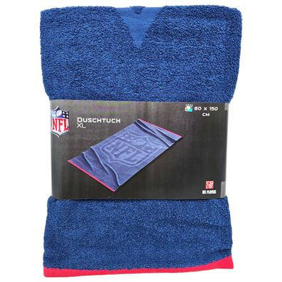 NFL Handtuch XL 1 Stück Schwarz Rot Blau 150 cm x 80 cm Duschtuch Football Neu