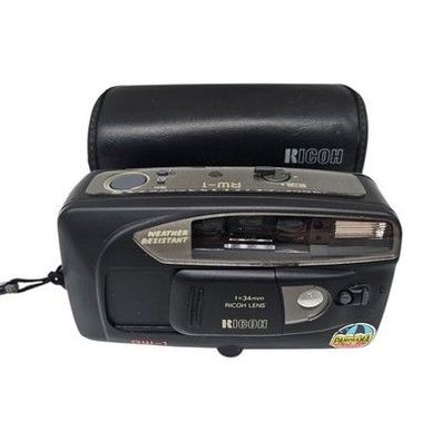 Ricoh RW-1 35mm Weather Resistant Film Point Shoot Kamera mit Tasche Getestet