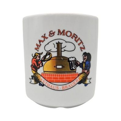 Max und Moritz Seltmann Weiden Tasse Gasthaus Brauerei Becher Vintage