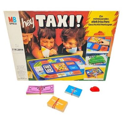 Hey Taxi MB Spiele 1976 Brettspiel Ersatzteile OHNE OVP KARTON
