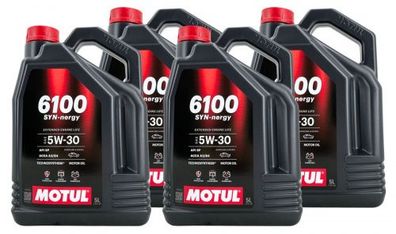 Motul 6100 SYN-nergy 5W-30 4x5 Liter