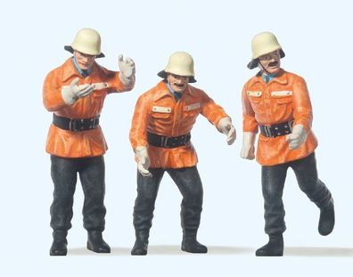 Preiser 57563 Feuerwehrmänner im Einsatz. B Spur 2m / G