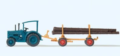 Preiser 79504 Hanomag-Schlepper mit Langhol Spur N