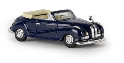Brekina 24500 BMW 502 Cabrio, stahlblau (Re 1:87