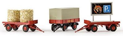 Brekina 90402 3er-Set Anhängern Circus Kro 1:87