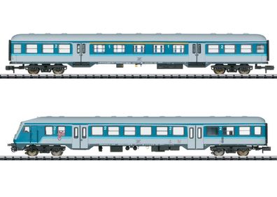 Trix 18262 Nahverkehrswagen-Set Blaulinge GfF 2-tlg Spur N